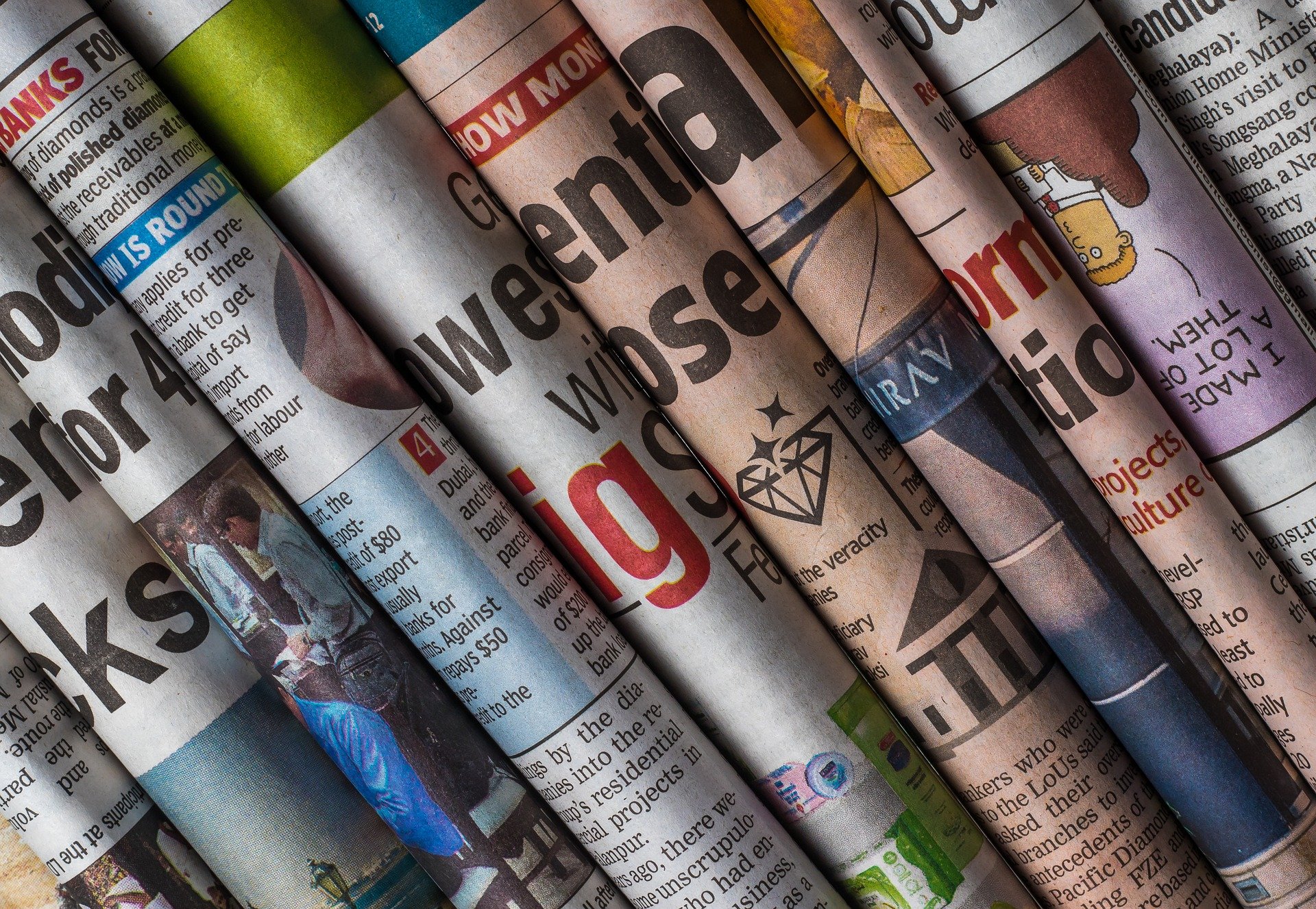 Zeitungsartikel Bild von Mahesh Patel auf Pixabay